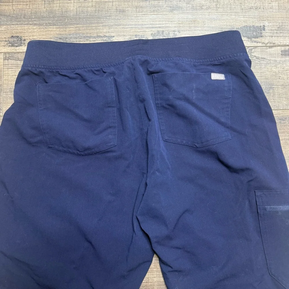 Figs Technical Collection Scrub Zamora Pants  Navy Blue - Picture 9 of 12